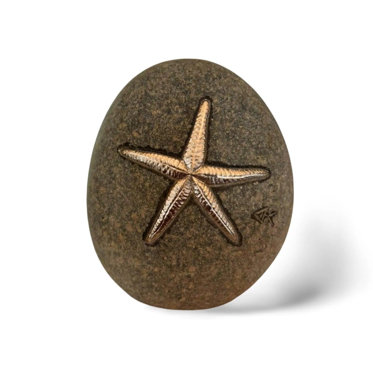 Standing Platinum Starfish.