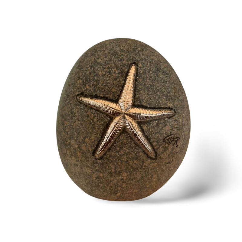 Standing Platinum Starfish