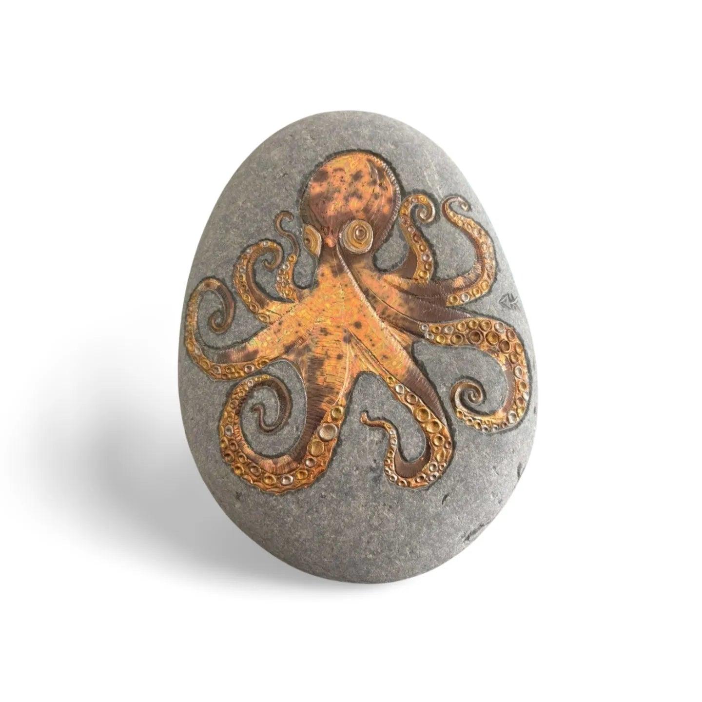 Italian Variegated Gold Leaf Octopus.