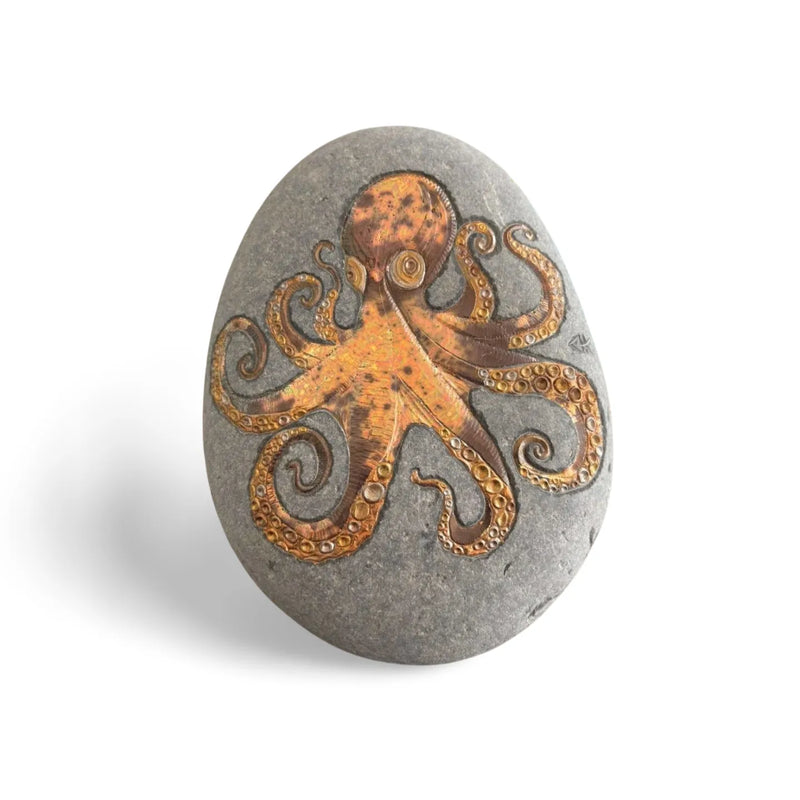 Italian Variegated Gold Leaf Octopus