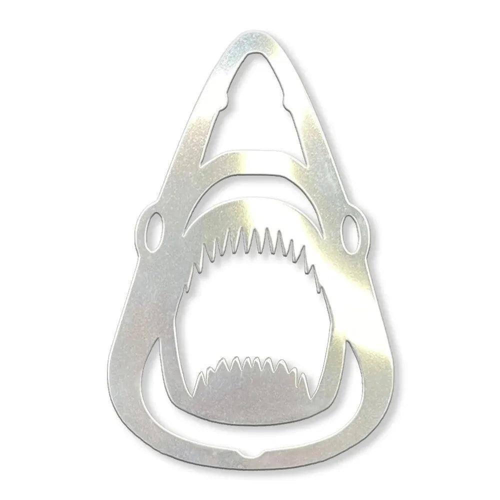 Stainless Sharks Head Bottle Opener.