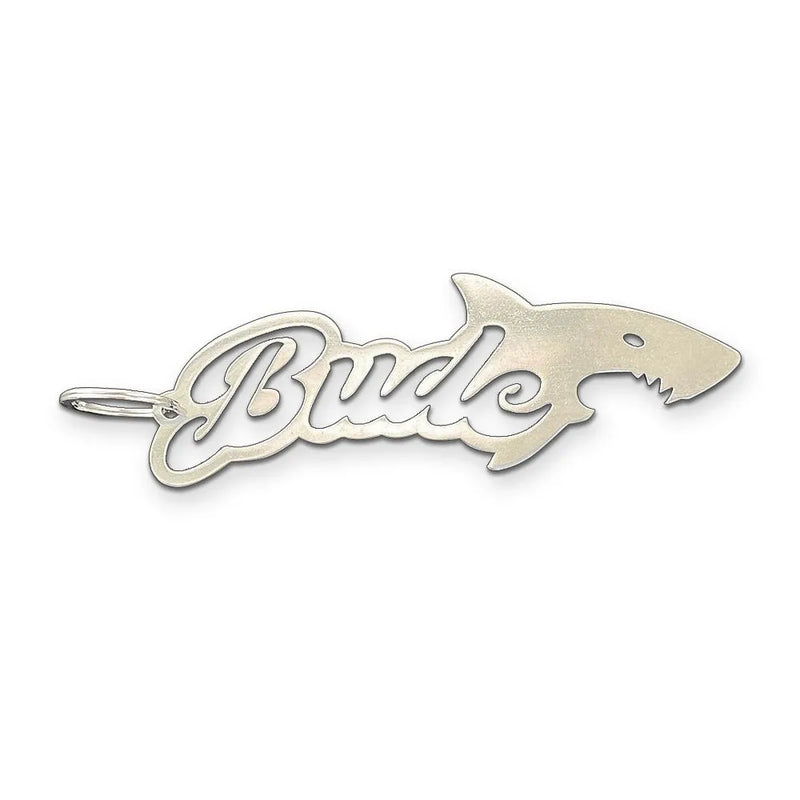 Stainless Bude Shark Bottle Opener