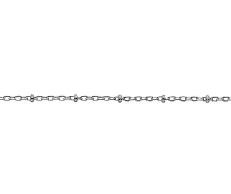 Silver Trace Necklace Chain 16"