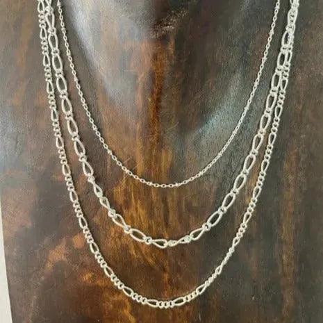 Silver Trace Necklace Chain 16".