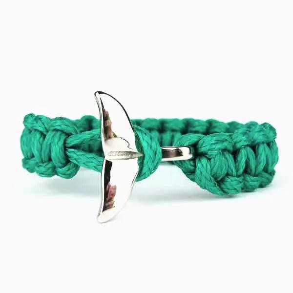 Whale Tail Fishing Net Braid Bracelet.