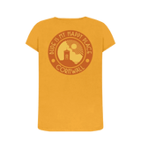 Women's Orange My Happy Place T shirt.
