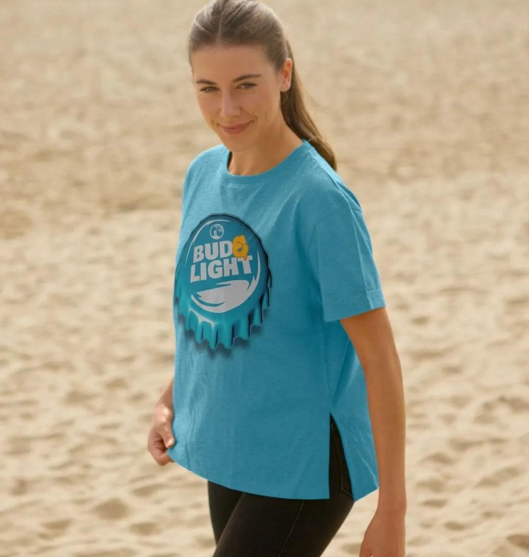 Ladies Budeful Bude Light Ocean Blue.