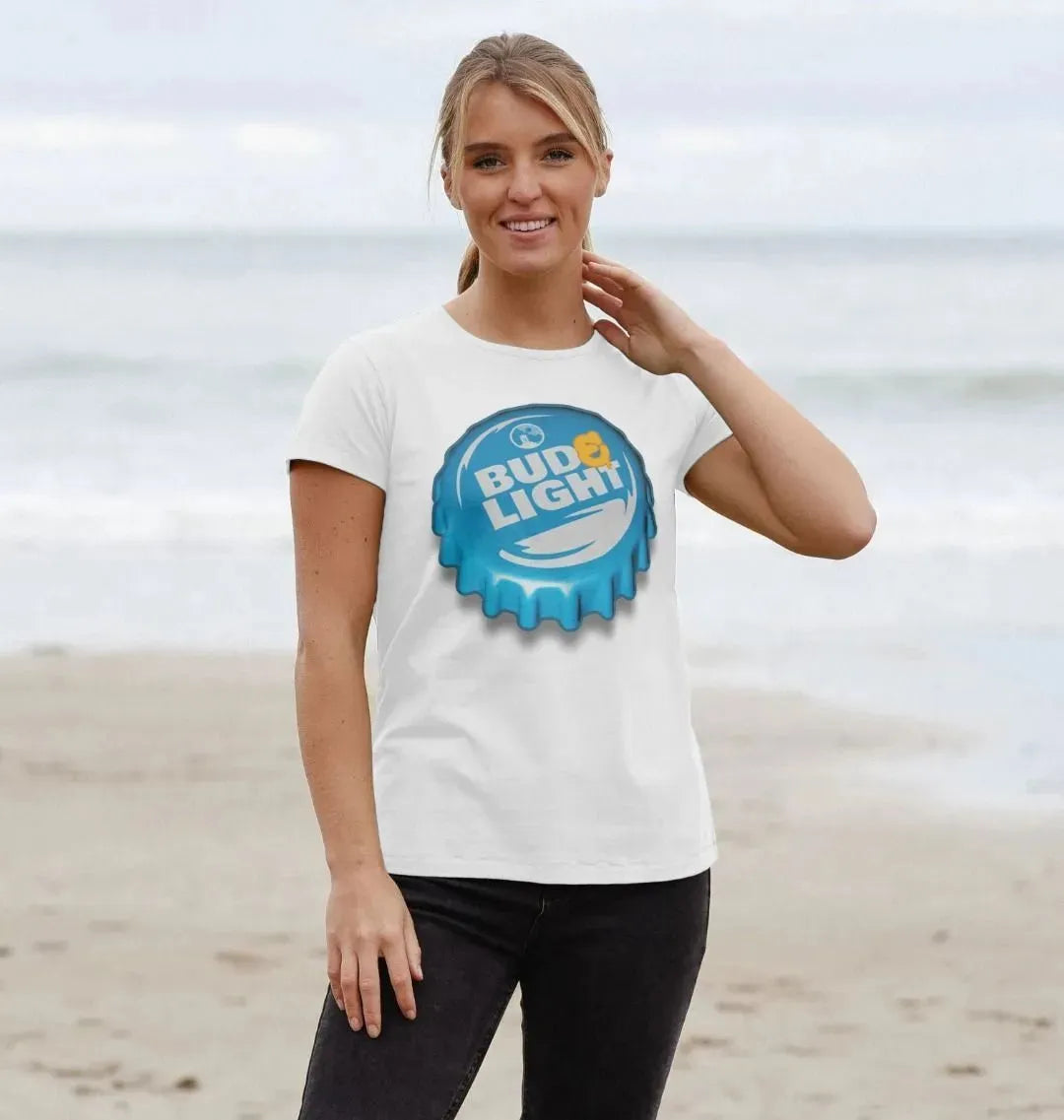 Ladies Budeful Bude Light White