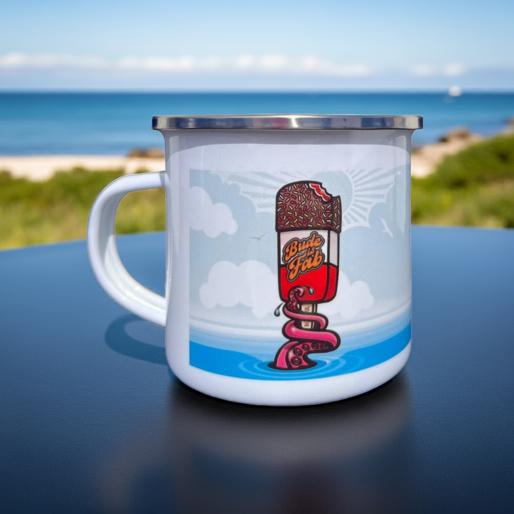 Fab Lolly Enamel Mug.