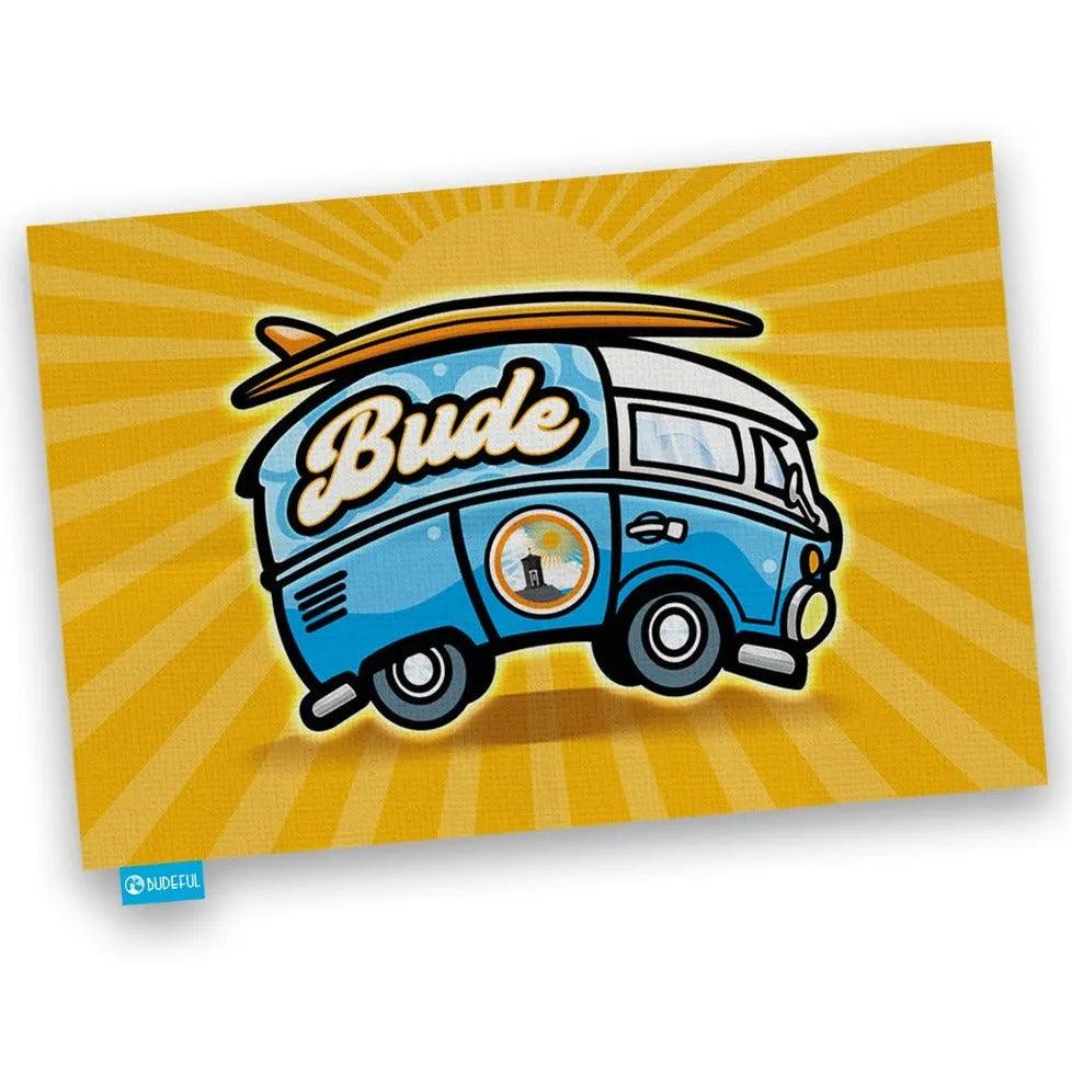 Budeful Campervan Tea Towel.