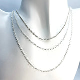 Budeful Sterling Silver 20"  Necklace Chain