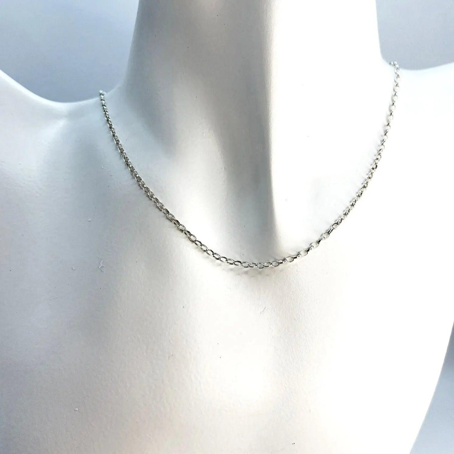 Budeful Sterling Silver 16" Necklace Chain.