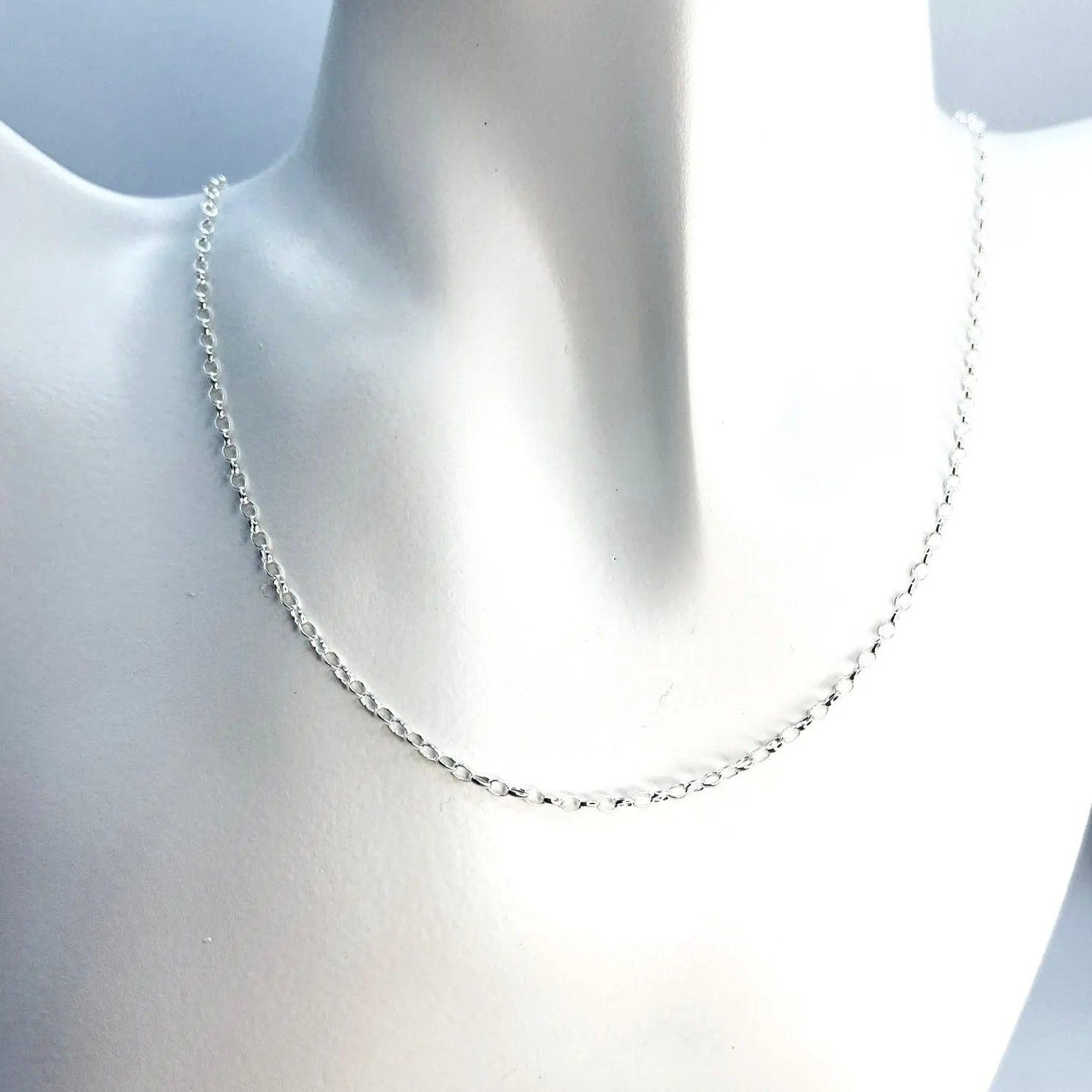 Budeful Sterling Silver 18" Necklace Chain.