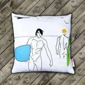 Big Blue Cushion.