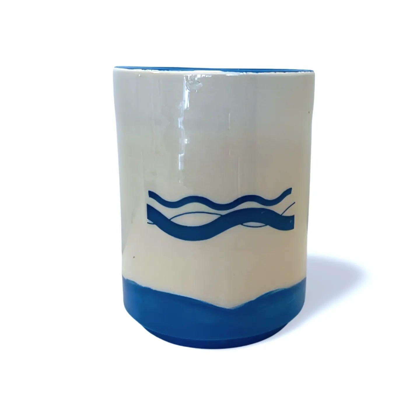 Bude Blue Wave Blue Beaker.