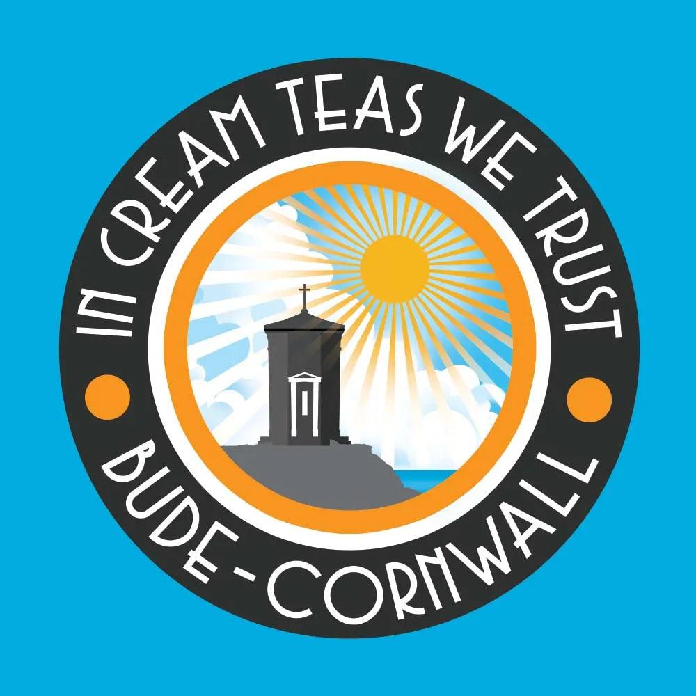 In Cream Teas We Trust Luxury Print.