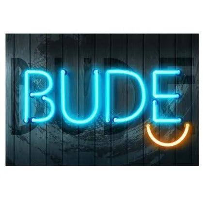 Bude Neon Smile Print.