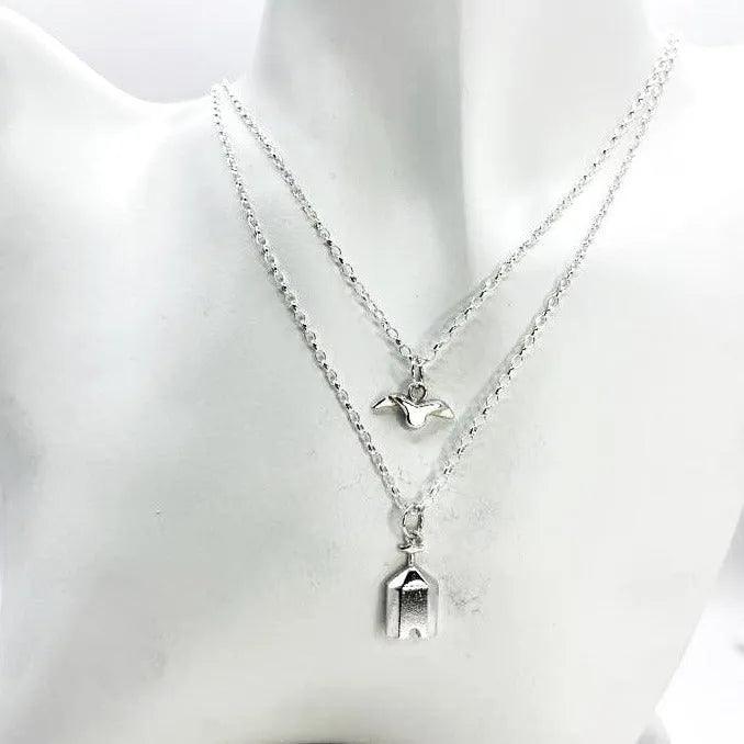 Budeful Seagull Stackable 18" Pendant.