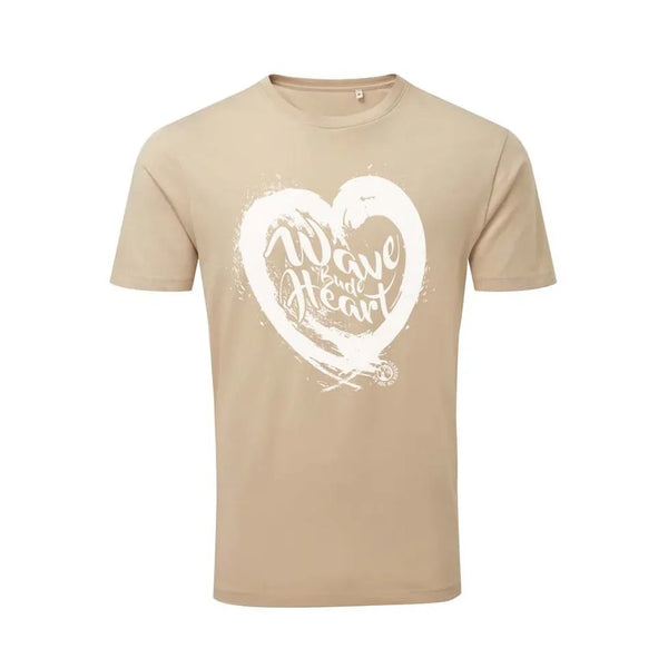 Desert Sand Wave Heart T Shirt