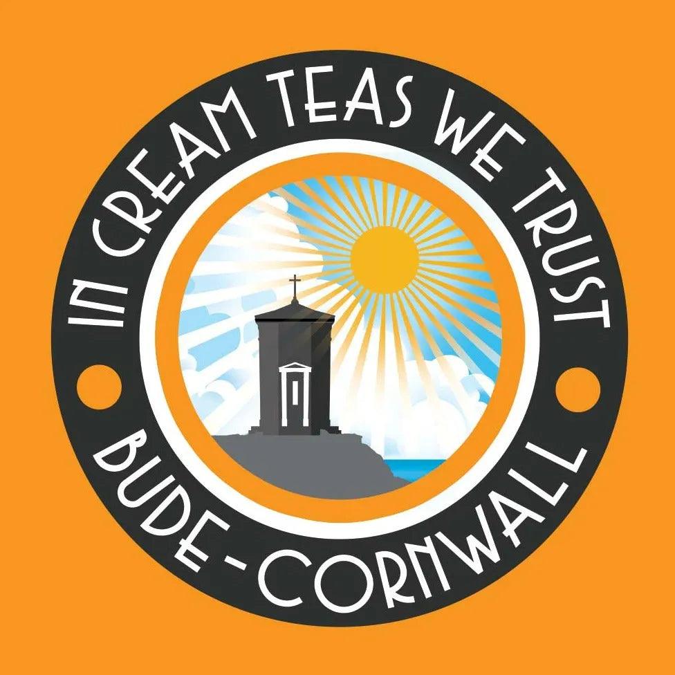 In Cream Teas We Trust Greetings Cards.