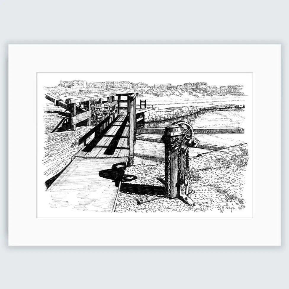 Lock Gates Luxury Fine Art Print | Budeful.