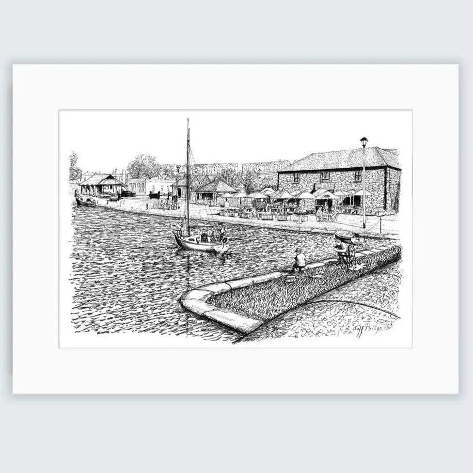 Lower Wharf Luxury Fine Art Print | Budeful.