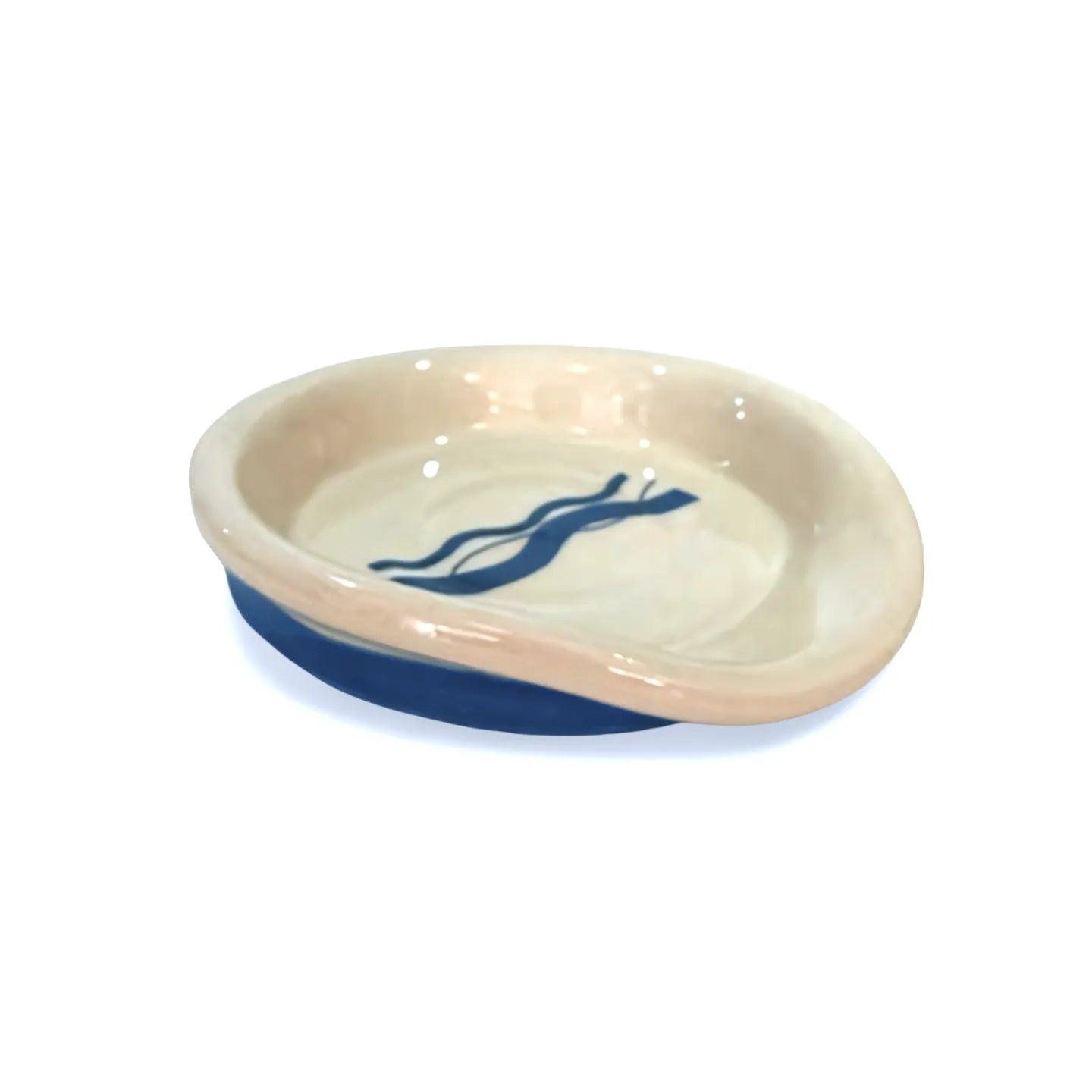 Bude Blue Wave Spoon Rest.
