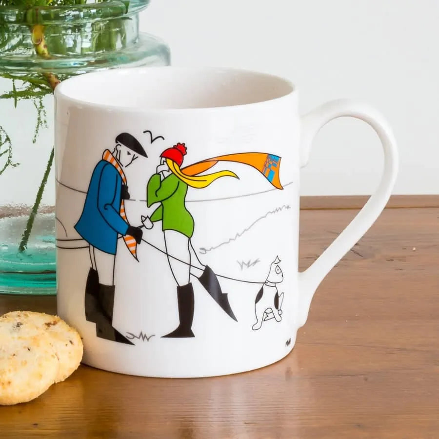 Caroline and Edward's Cornish Romance Mug General Budeful 