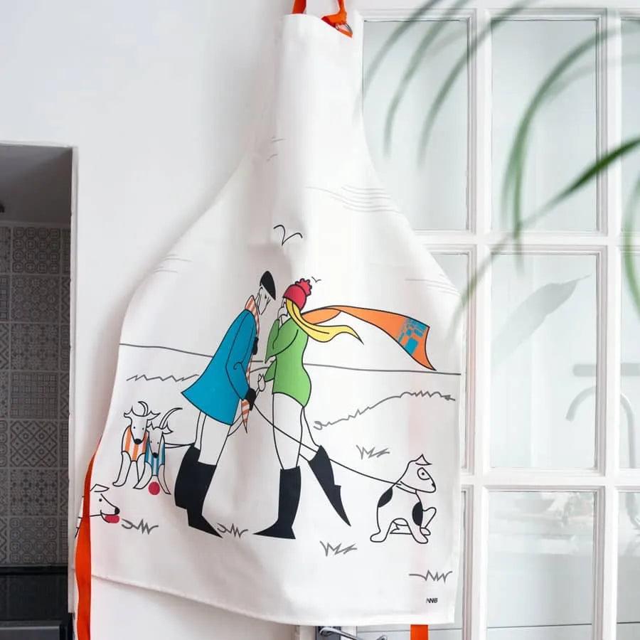 Caroline and Edward's Cornish Romance Apron.