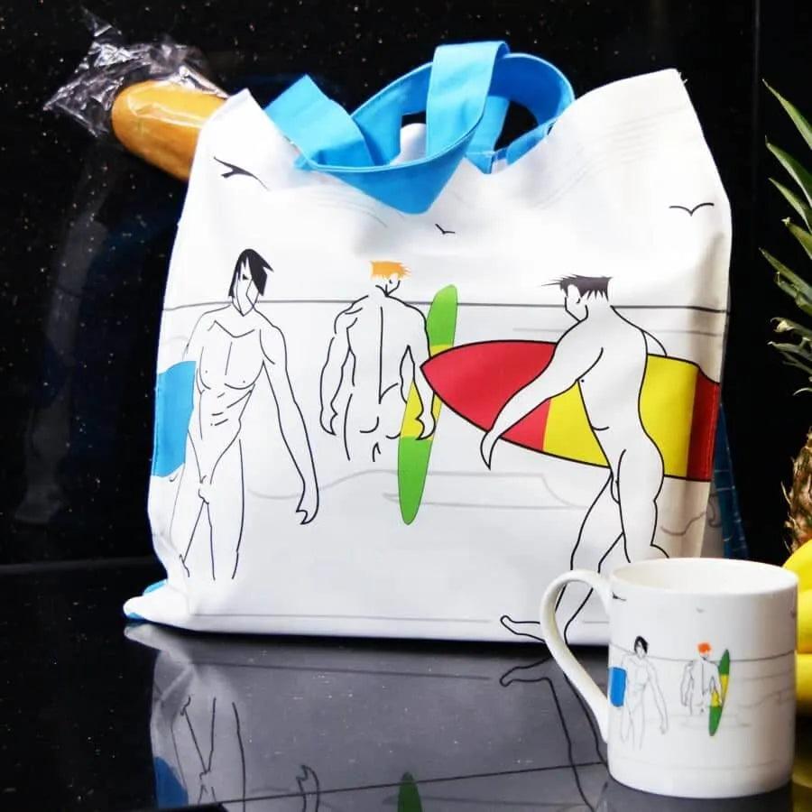 Big Blue Tote Bag.