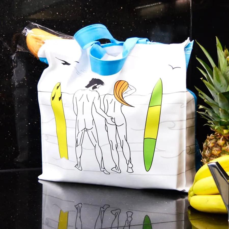 Plunging Breaker Tote Bag | Budeful.