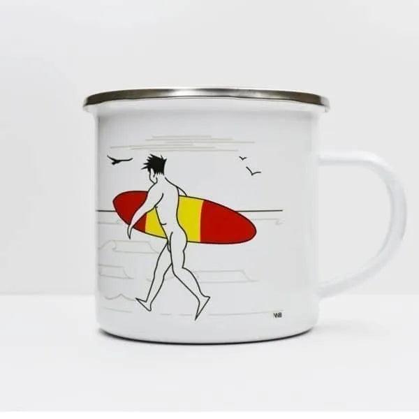 Board Stiff Enamel Mug | Budeful.