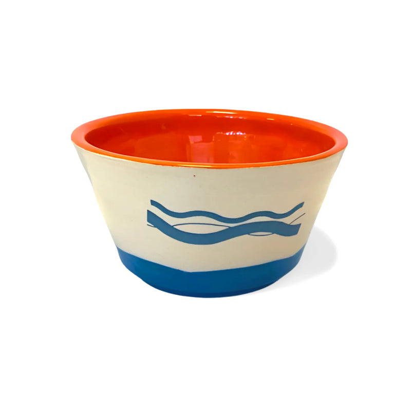 Bude Blue Short Wave Bowl | Budeful